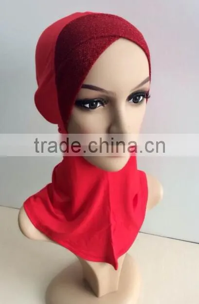 C070 new style cross ninja inner underscarf with shiny front