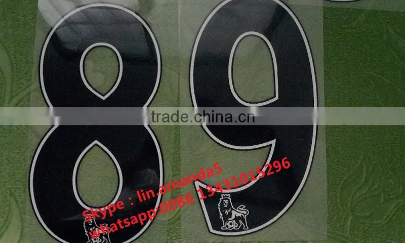 Jersey numbers and letters for t-shirt
