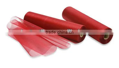 Red Organza Roll for Decoration