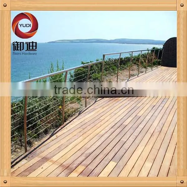 outdoor metal wire handrails for balcony design factory