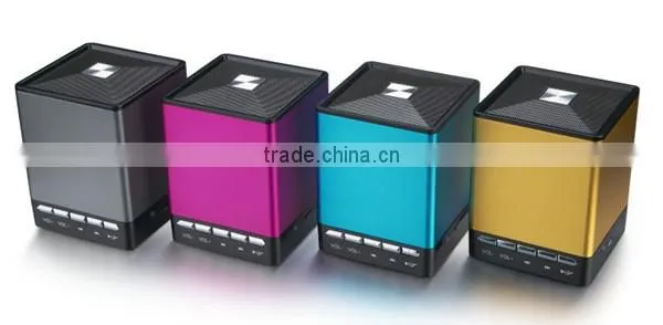 AJ-66 High quality battery removable cube bluetooth speaker