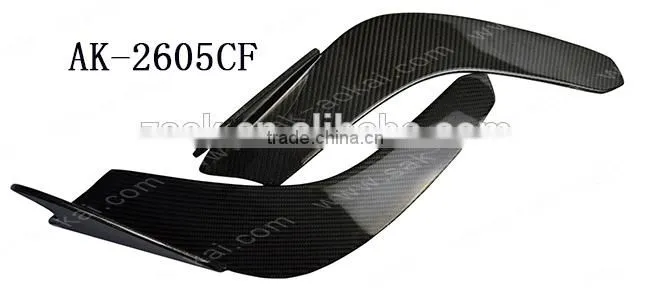 Canard Wing C style carbon fiber lip splitter fit to all cars