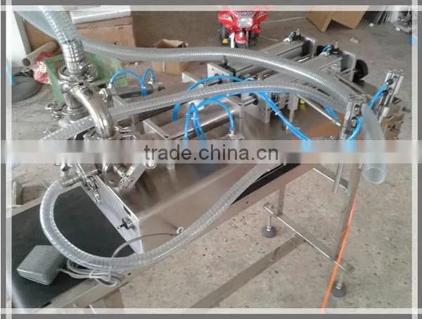 Stainless Steel Semi-Auto Double Heads Piston Filling Machine