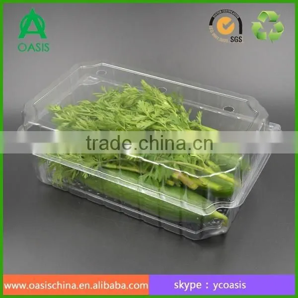 Plastic fruit packaging transparent box