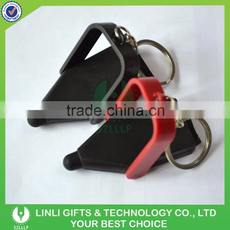 Screen Cleaner Plastic Touch Screen Touch Pen With Key Chain