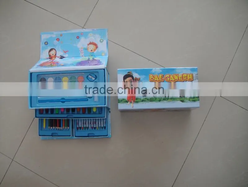 TBW032 54PCS art paint set with water colour pen