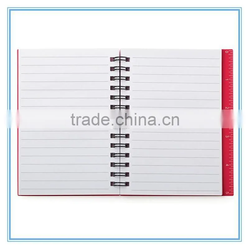 notebook with sticky note pad