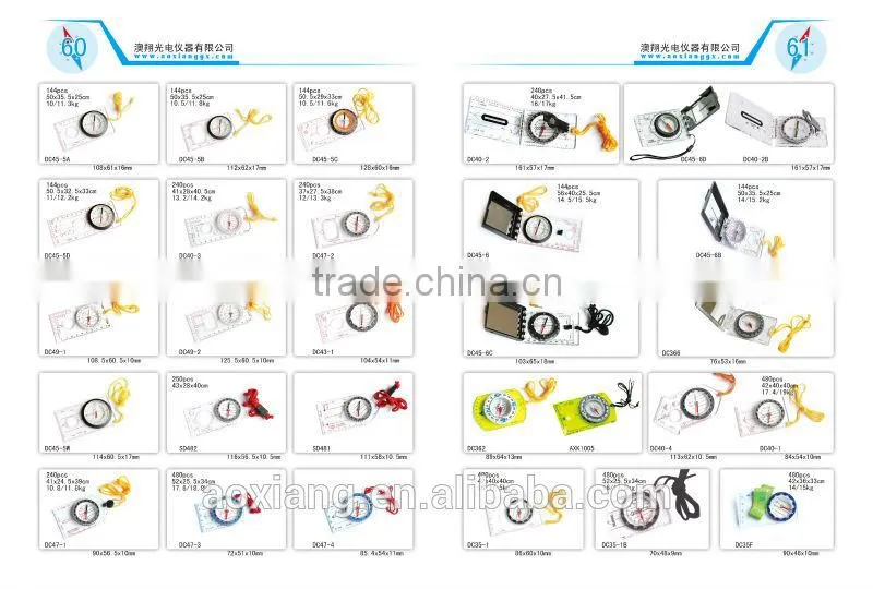 Best seller Cheap Compass, Protable Outdoor Survival Aluminum Compass