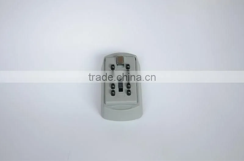 Pushbutton Combination Key Box with White/grey,black