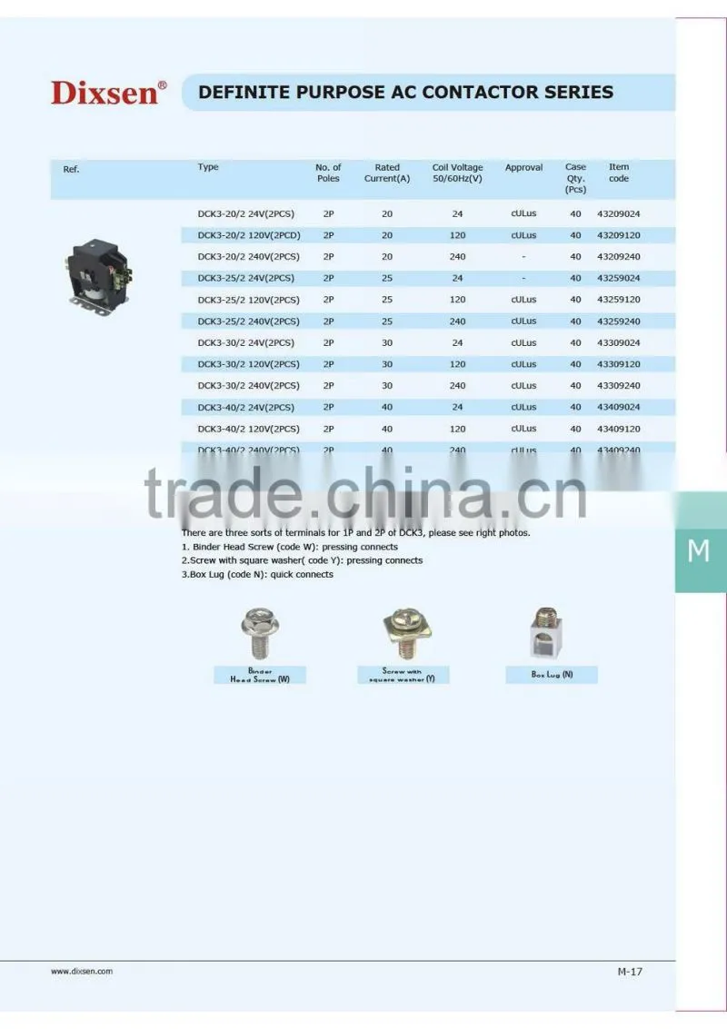 4 pole 4P 4 phase ac contactor