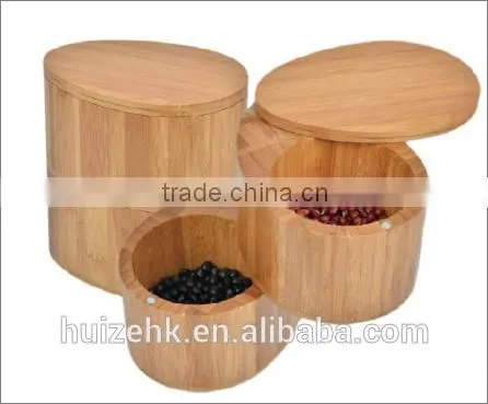 bamboo spice jar
