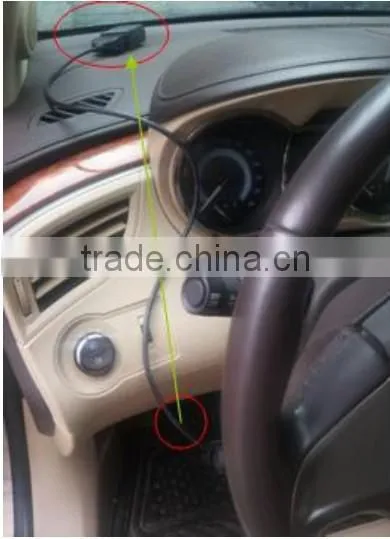 Vehicle security system and tracker with obdii connector