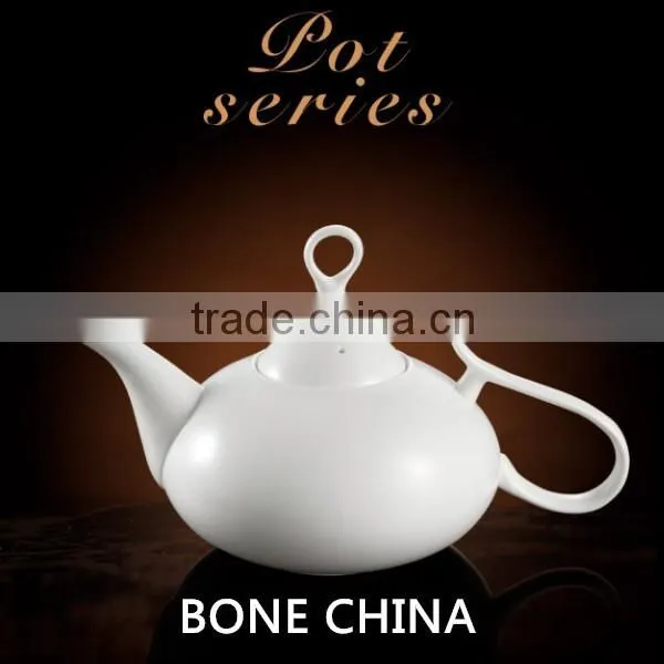 650ml Bone Chine Tea Pot Personalized Ceramic Coffee Pot with Lid