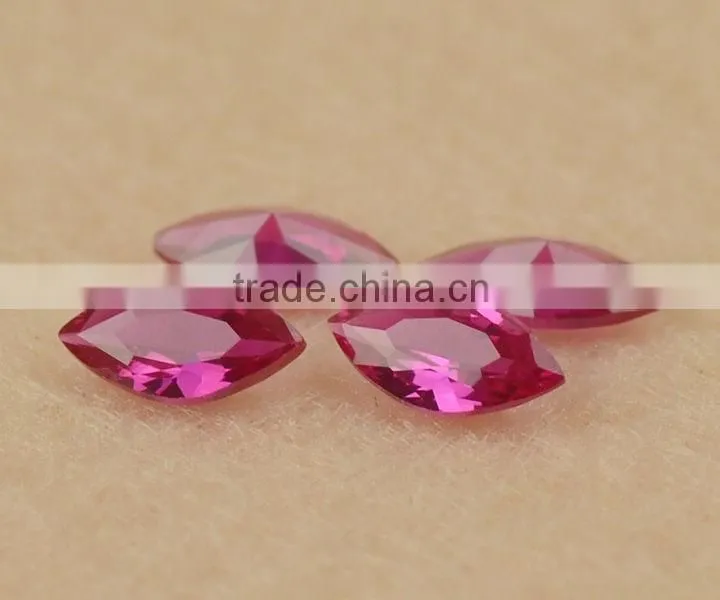 5# synthetic gemstone rough ruby corundum for sale