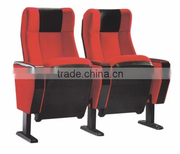 Red fabric seat lecture theatre chair YA-09A