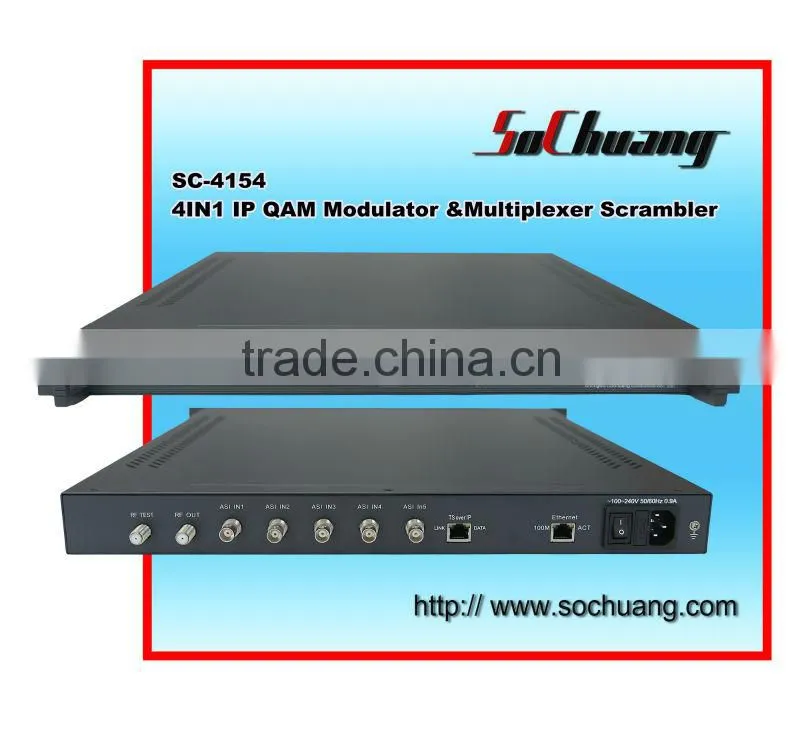 4in1 IP QAM RF Modulator
