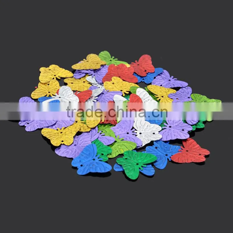 Laser multi-color Christmas tree sequins