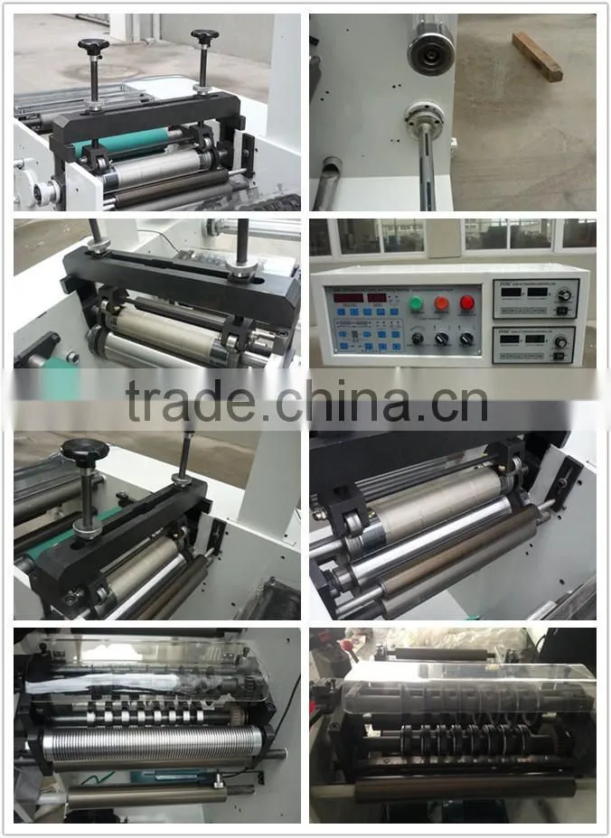 fully-auto tape slitting machine with rotary die-cutting station