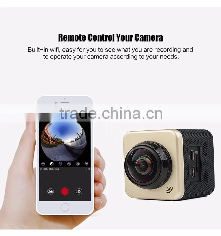 1080P@30 fps 1.5 inch Four Modes 12MP Panorama Photographic Action Camera