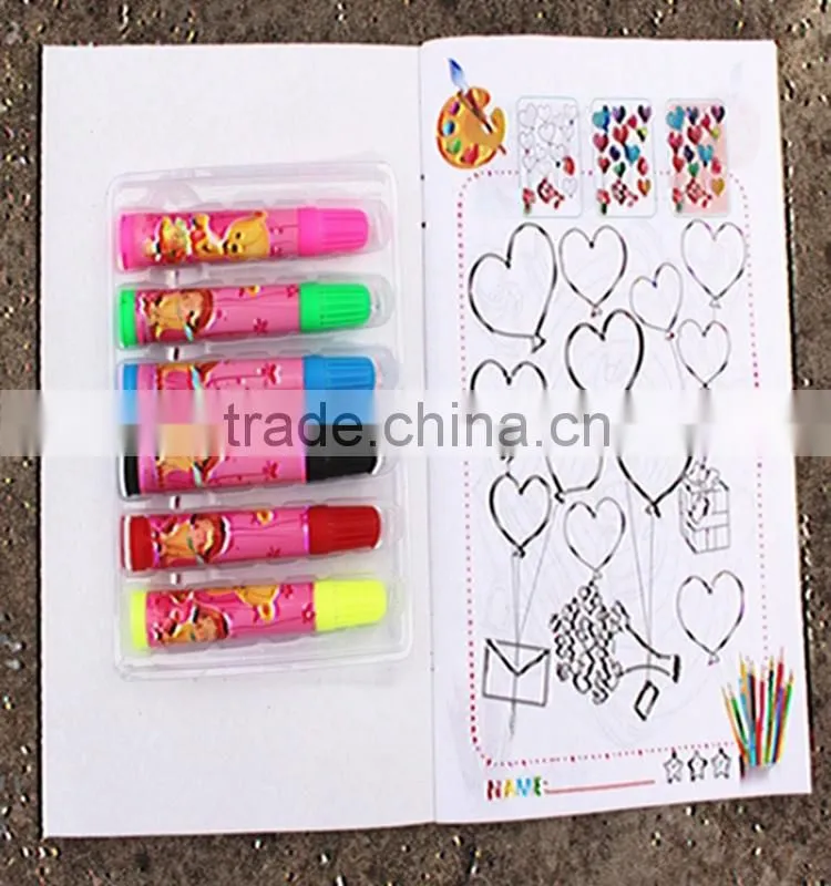 6PCS /Set color water pen magic drawing pen present grafitti sets
