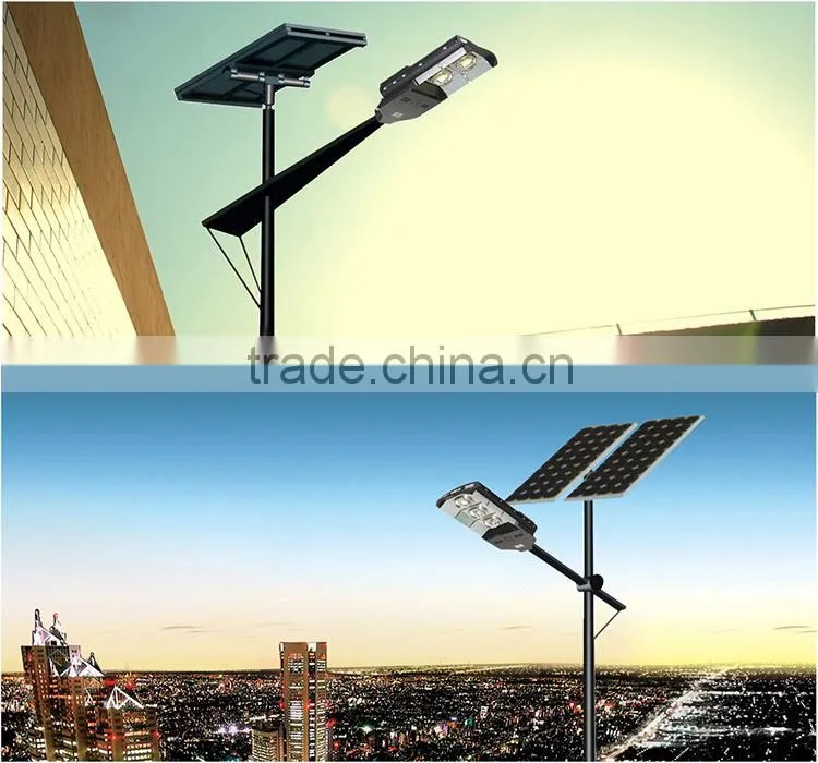 New design pv panel solar street light pole