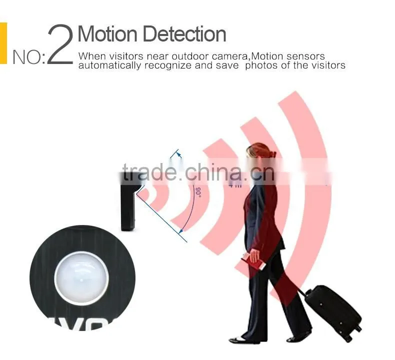 7 inch color screen digital villa long range cordless door phone