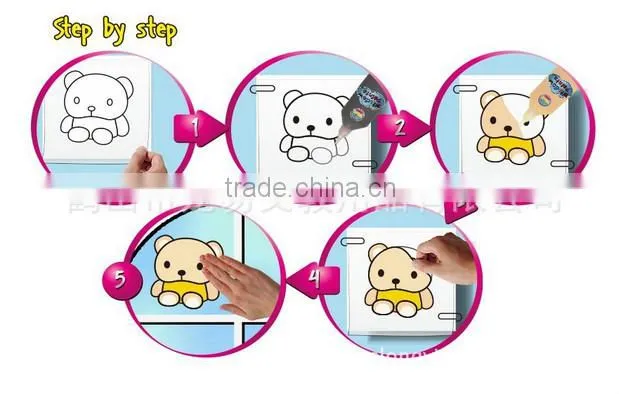 Most popular for kids to DIY, window paints, Wd-02