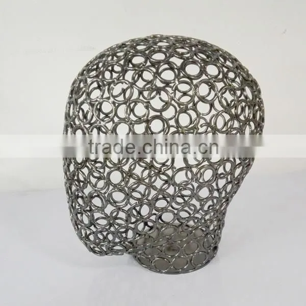 New Design Metal Hollow Mannequin Head