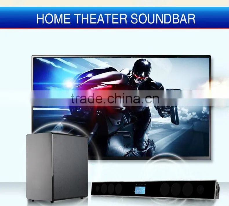 60 WATT POWERED SOUNDBAR WITH 80WATT WIRELESS SUBWOOFER