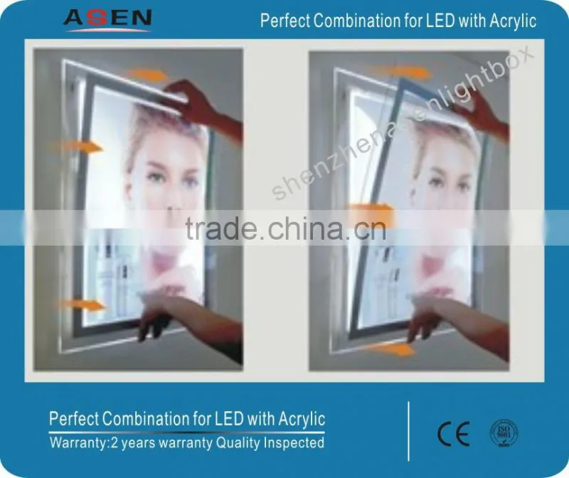 Shenzhen China Factory New Style Advertising LED Board Magnetic Light Display Boxes