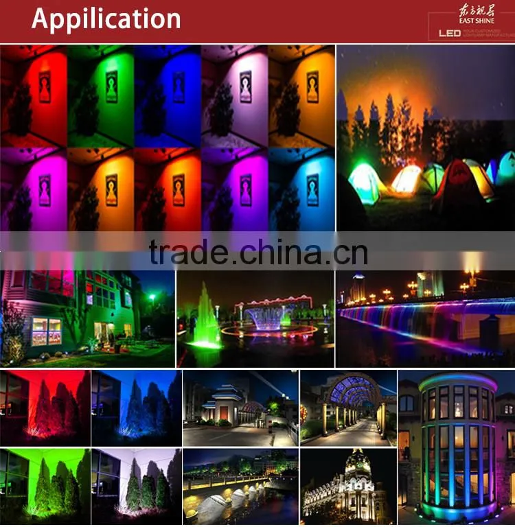 High lumen color changing waterproof outdoor 10w rgb led flood light