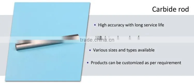 YG6X high efficiency solid carbide rod for drills, milling tools and reamers