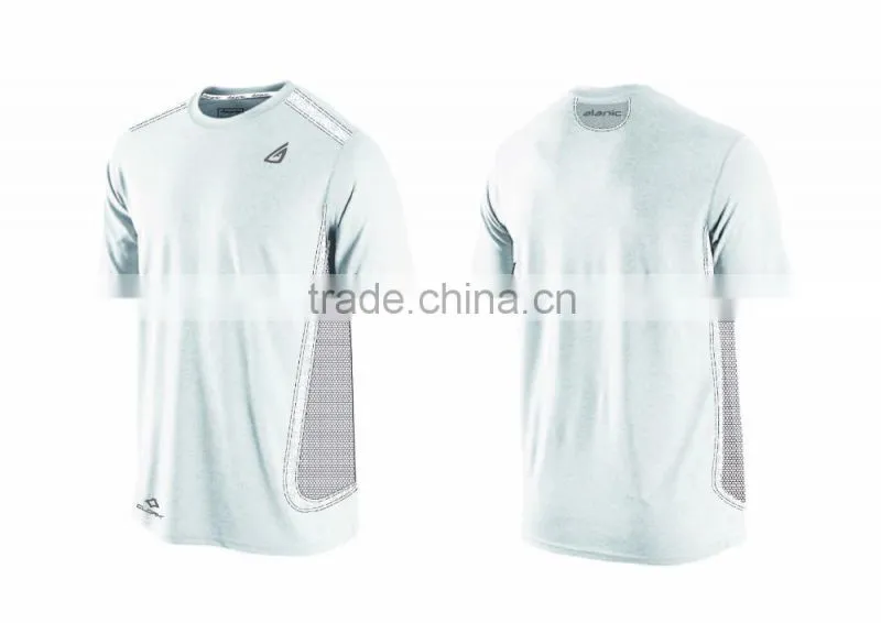 Mens Dryfit Panel Short Sleeve Running Tee Multiply Colors