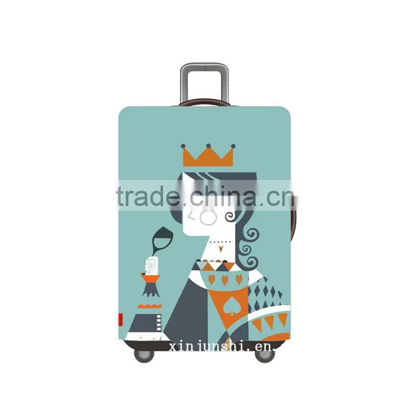 Stronger Elastic Neoprene Suitcase Pattern Luggage Protection Cover