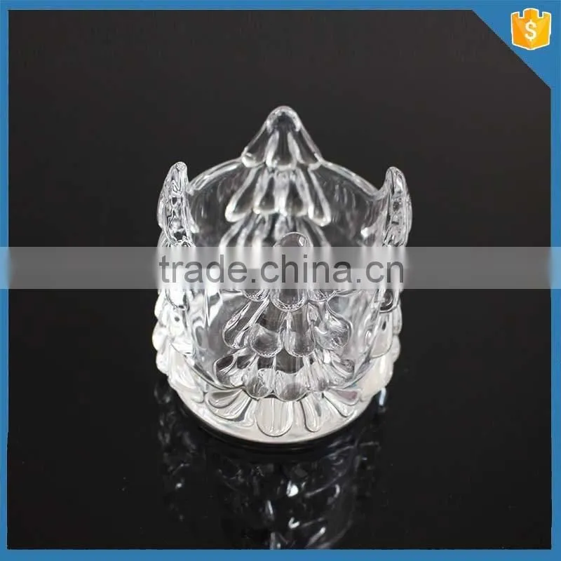 alibaba china crystal hand pressed glass antique votive cup with christmas tree patttern
