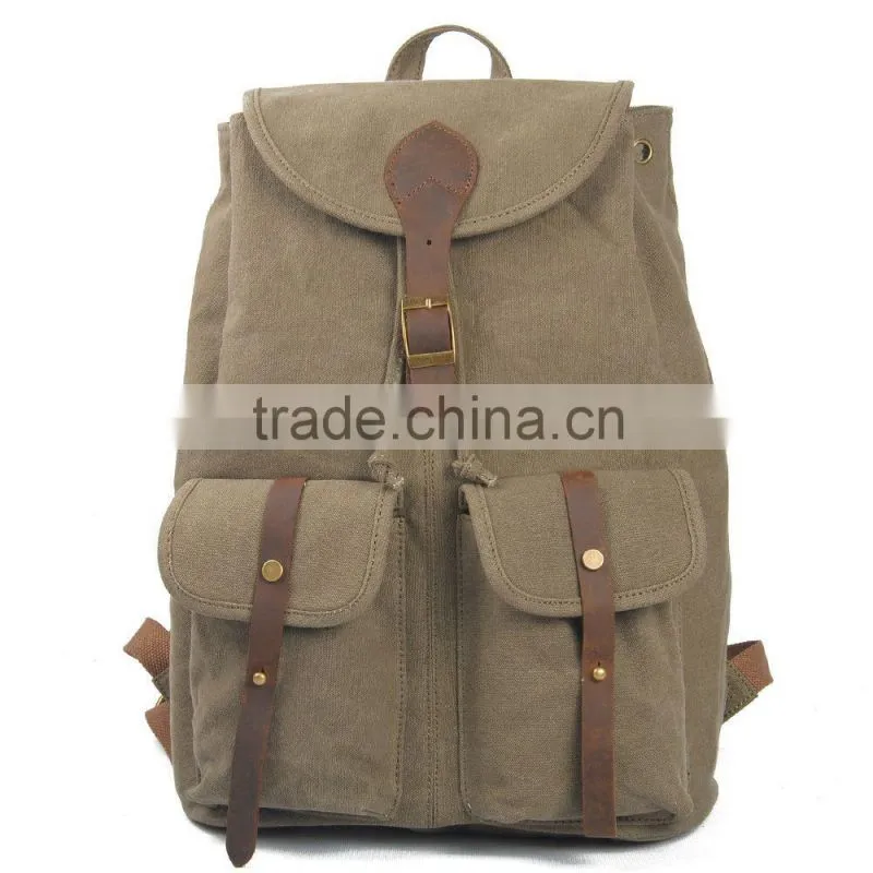 2016 Fashion Laptop Wholesale Blank Canvas Backpacks For School Student Backpack Bag