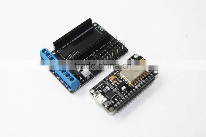 NodeMCU Lua WiFi + ESP motor drive expansion board kit ESP12E Lua WiFi smart car E201+E206
