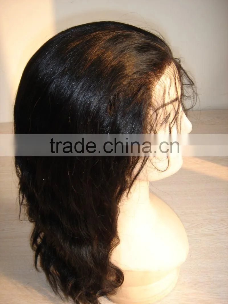 Hot Sell Indian Human Hair Front Lace Wig Made In China