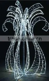LED brilliant 3D decor motif light for piblic decoration