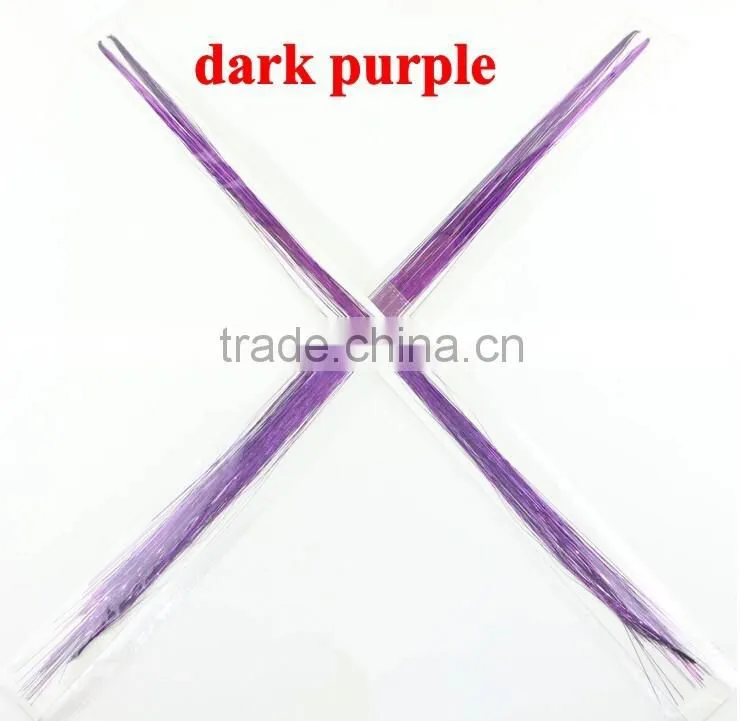sparkling hair tinsel with I tip christmas tinsel 2014 new hair accessories christmas hair accessories girl