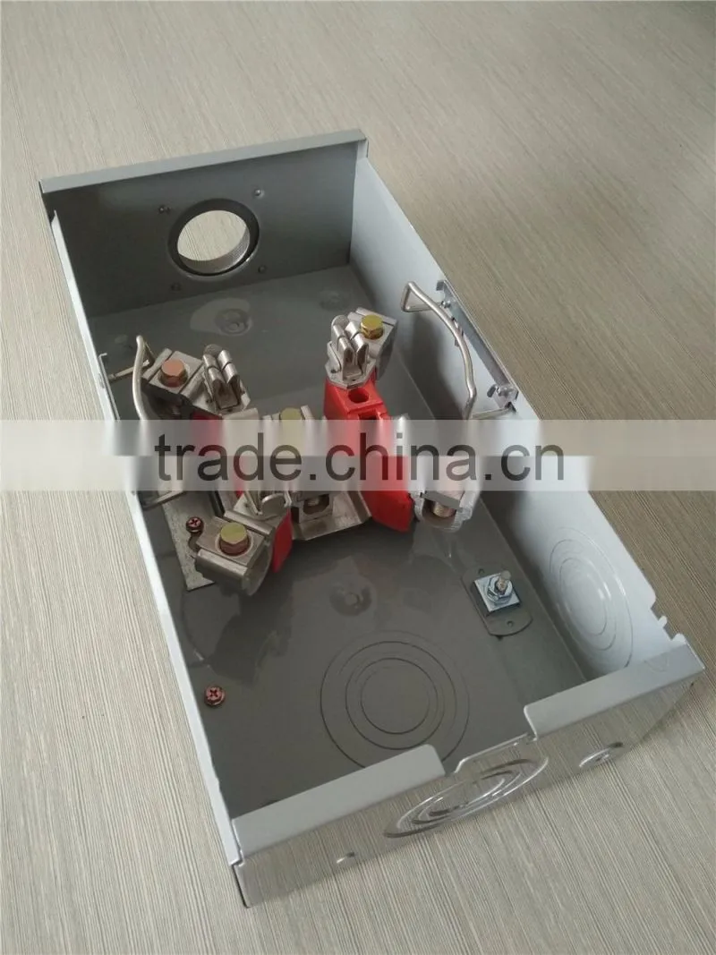 Cusitomized High qualtity 200A 5Jaw Single Phase Meter Socket Inner Part