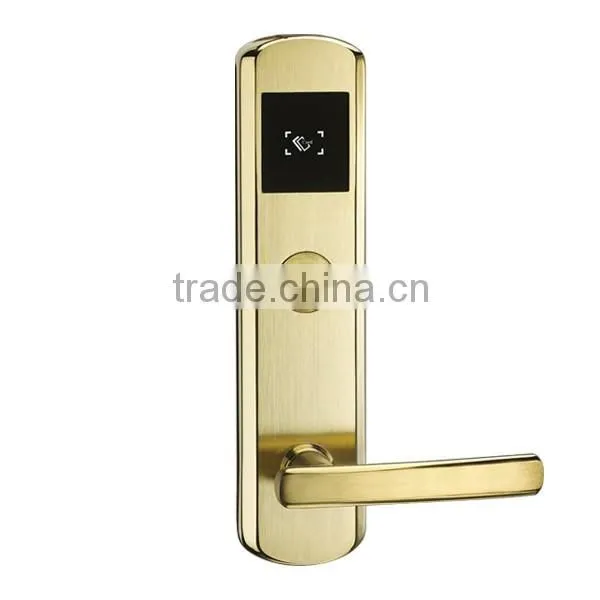Smart card keyless hotel door lock with door lock management system