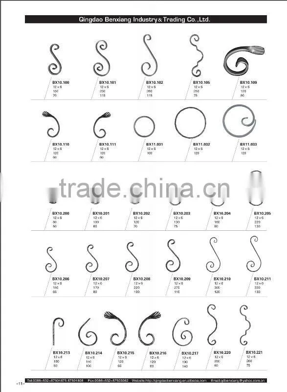 Ornamental iron craft