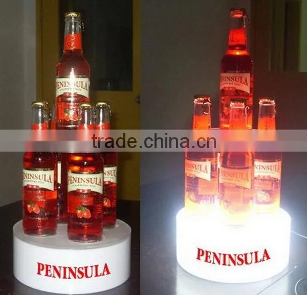 acrylics bottle glorifiers led light base