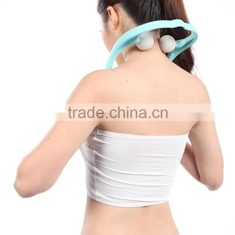 plastic hand held neck massage roller as seen on the TV