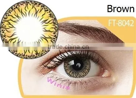 New 17mm 1 year big diameter made in korea Lucille Ivy cheap contact lenses from china