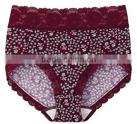 stylish printed women cotton underwear high cut hipster panties