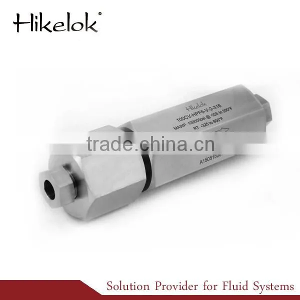 spring loaded ss316 check valve male female NPT 6000 psi non return valve, one way valve