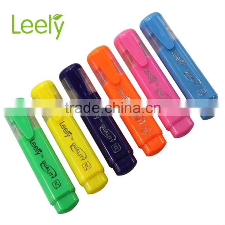 Leery highlighting marker with 6 colors