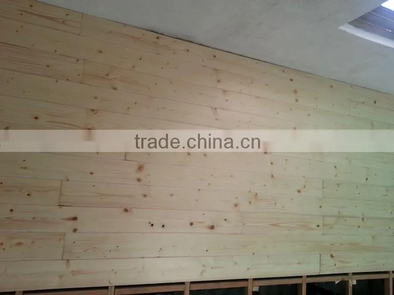 Finished Various Color Reclaimed Pine/Larch Solid Wood Flrooing for Wallboard